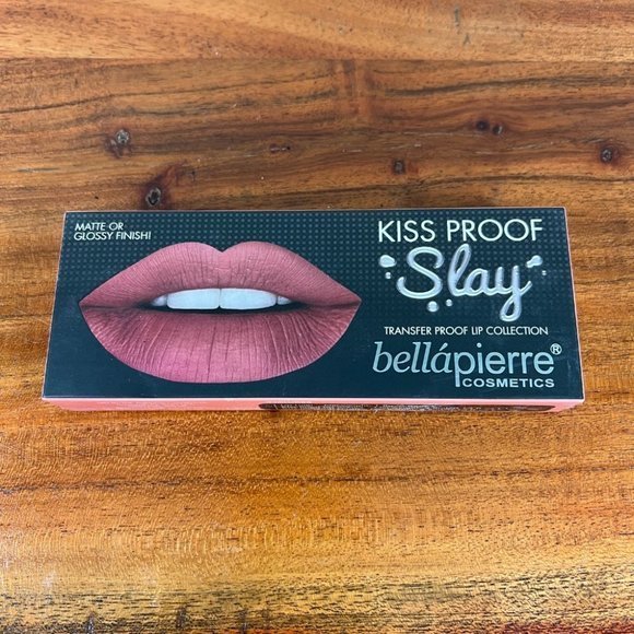 NWB BELLAPIERRE Kiss Proof Slay Liquid‎ Lipstick Set (3 Piece) - Picture 6 of 7